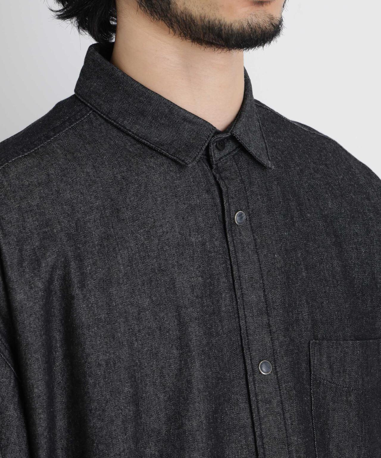 6.5oz リラックスデニムシャツ 長袖 6726120203