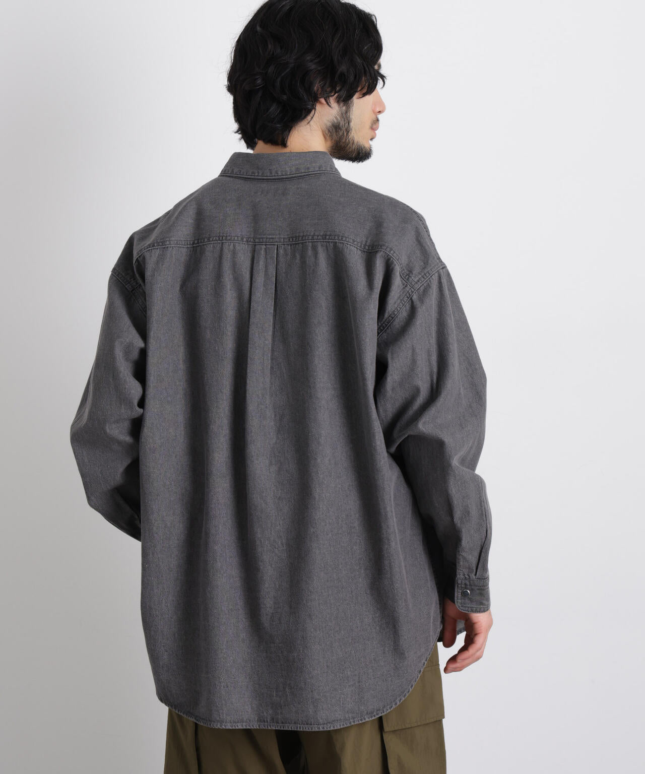 6.5oz リラックスデニムシャツ 長袖 6726120203