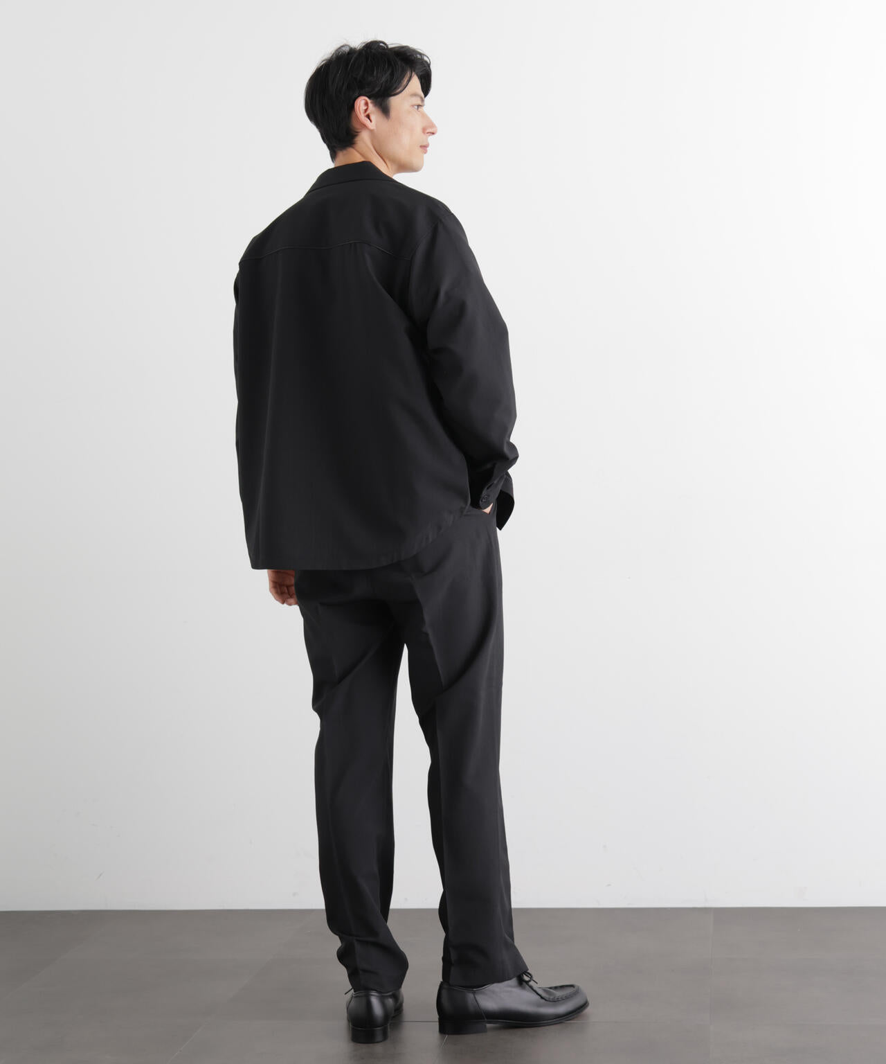 セオアルファ オープンカラーシャツ 長袖 6726120205