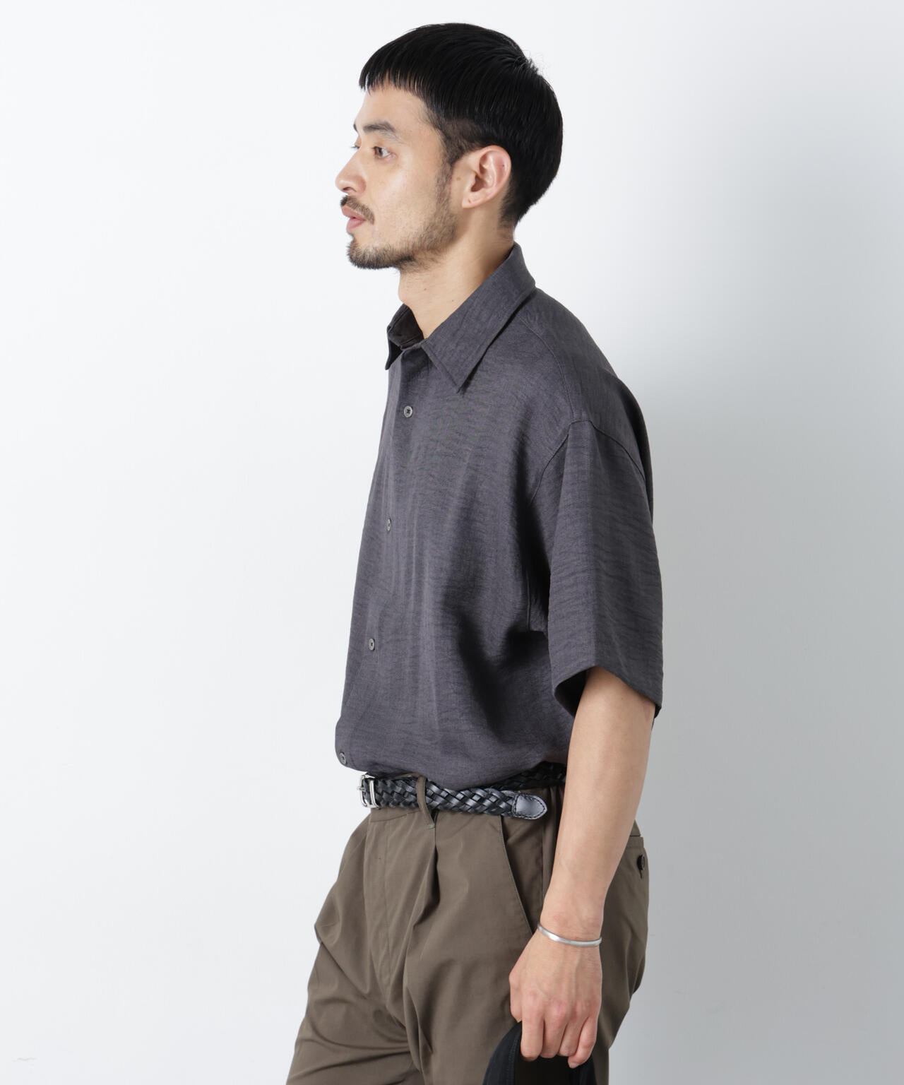 NORMANBROS別注 ワッシャーシャツ半袖 6726121001