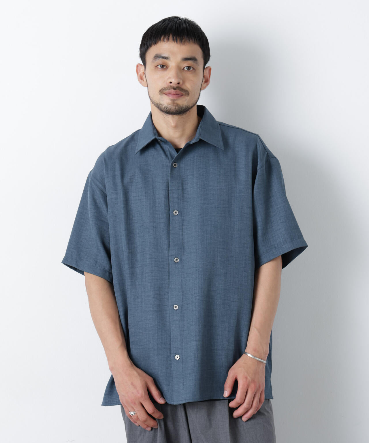 NORMANBROS別注 ワッシャーシャツ半袖