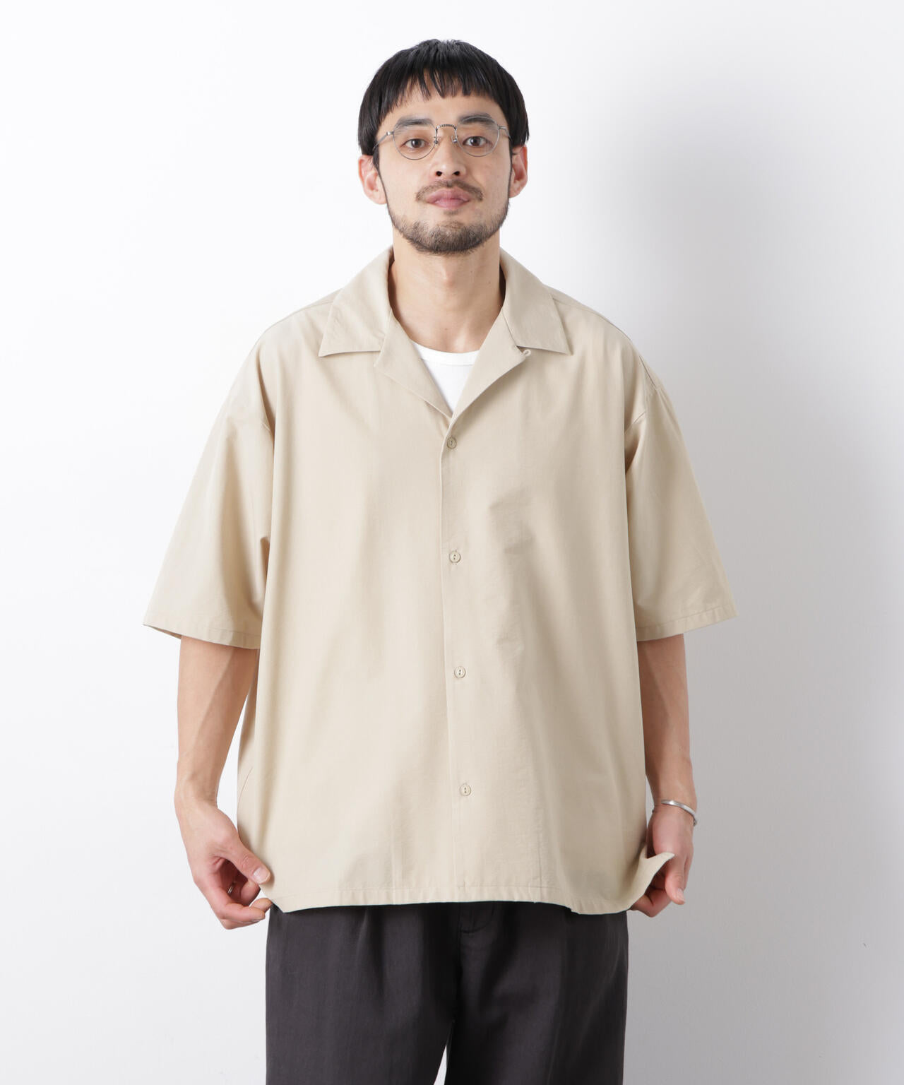 aik　 BELPER グラデーション 半袖Tシャツ 2 オーバーサイズ MinoriTY（マイノリティ） オーバーサイズ tシャツ メンズ 半袖 長袖