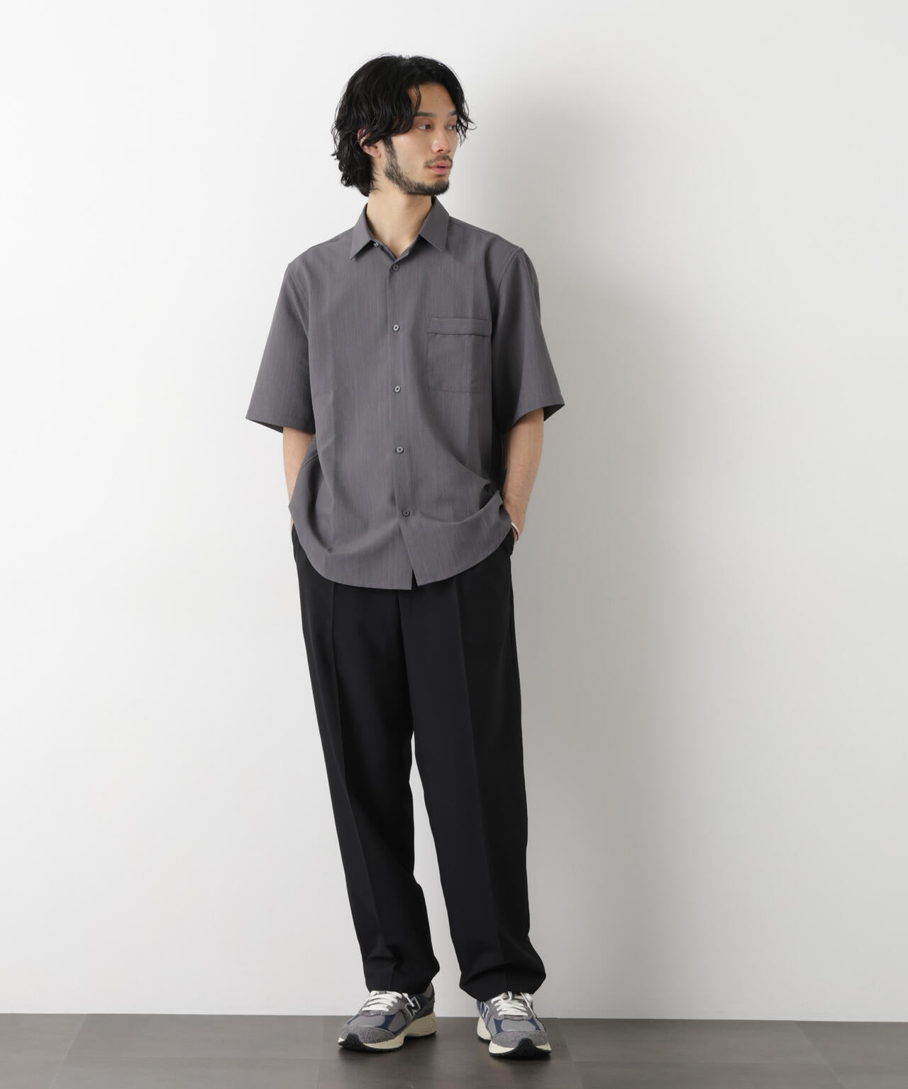 セオアルファ レギュラーカラーシャツ 半袖 6726121204
