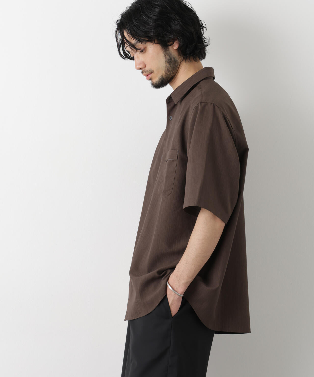 セオアルファ レギュラーカラーシャツ 半袖 6726121204