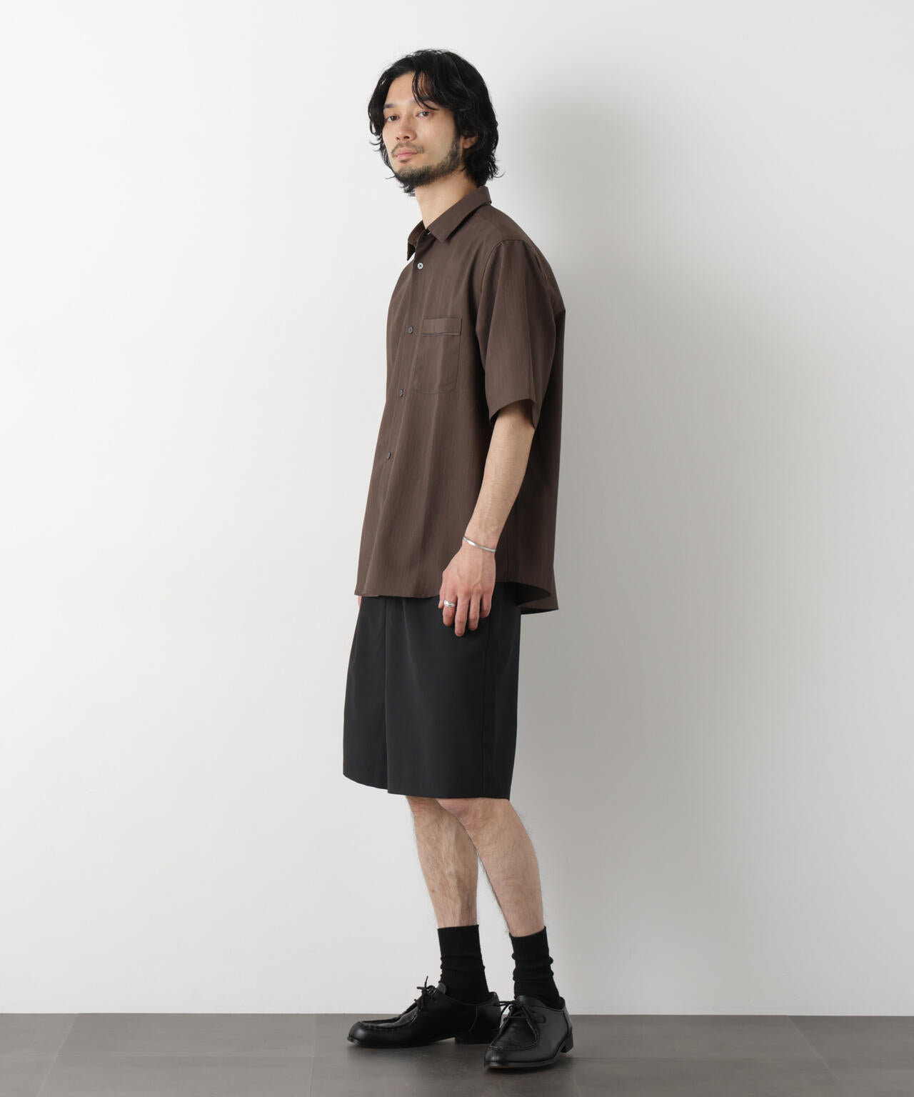 セオアルファ レギュラーカラーシャツ 半袖 6726121204