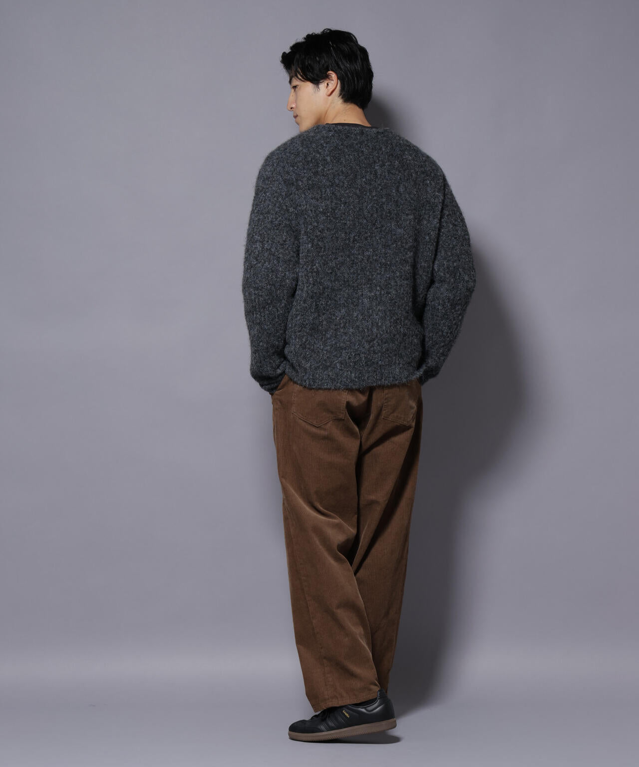 ウールミックスローゲージニット 6726122204