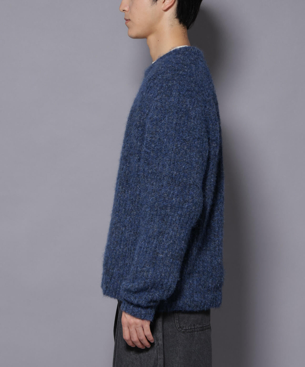 ウールミックスローゲージニット 6726122204