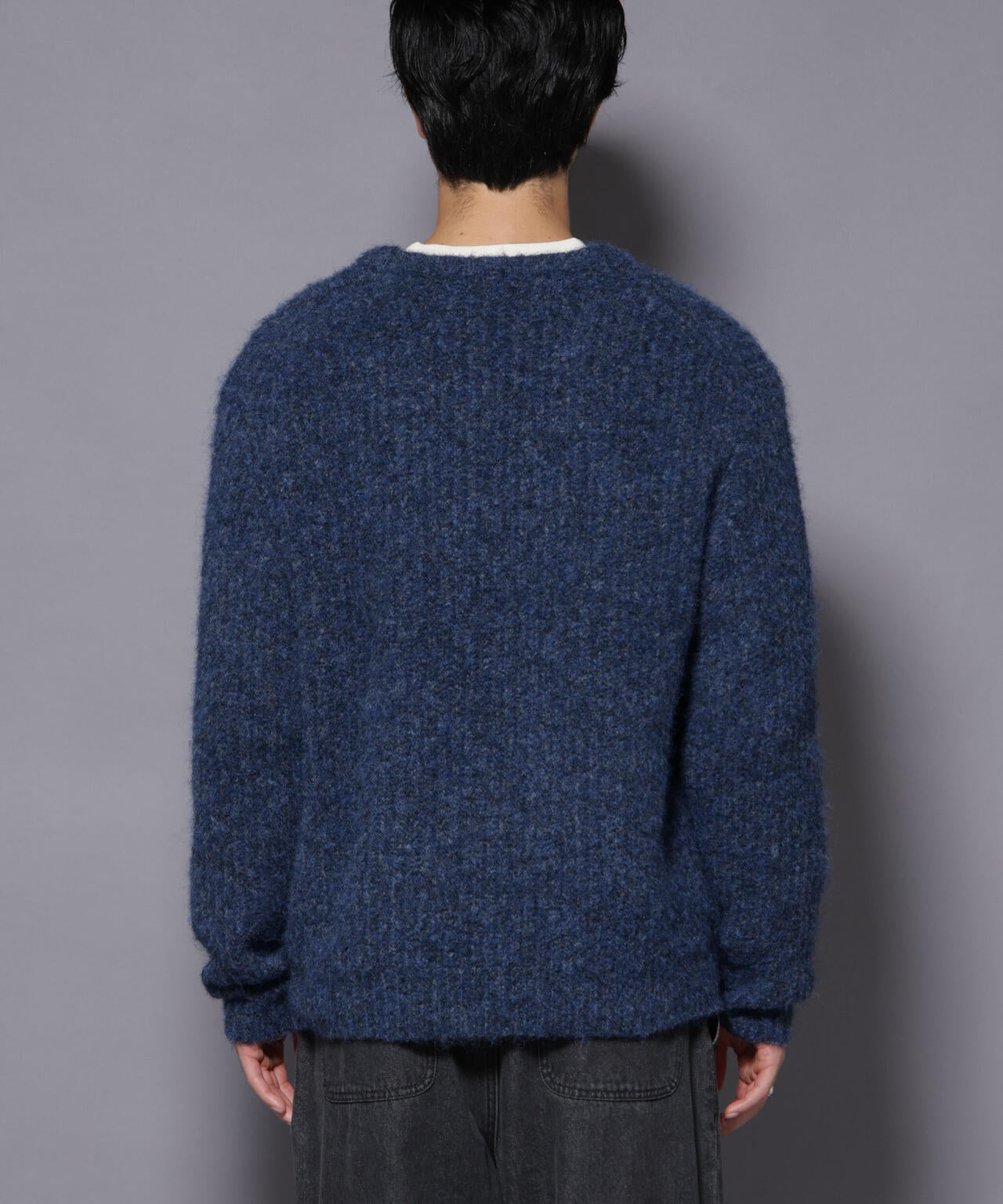 ウールミックスローゲージニット 6726122204