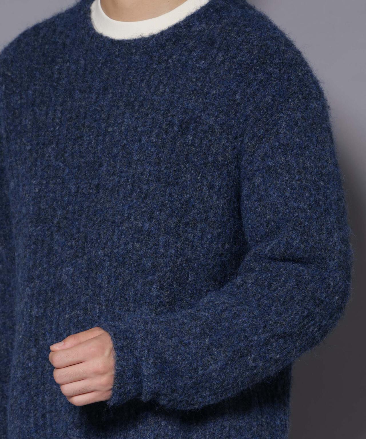 ウールミックスローゲージニット 6726122204