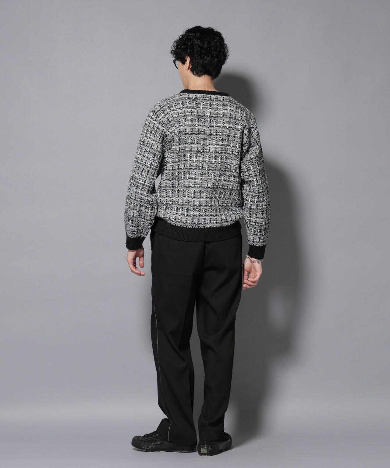 ツイードジャガードニット 6726122206