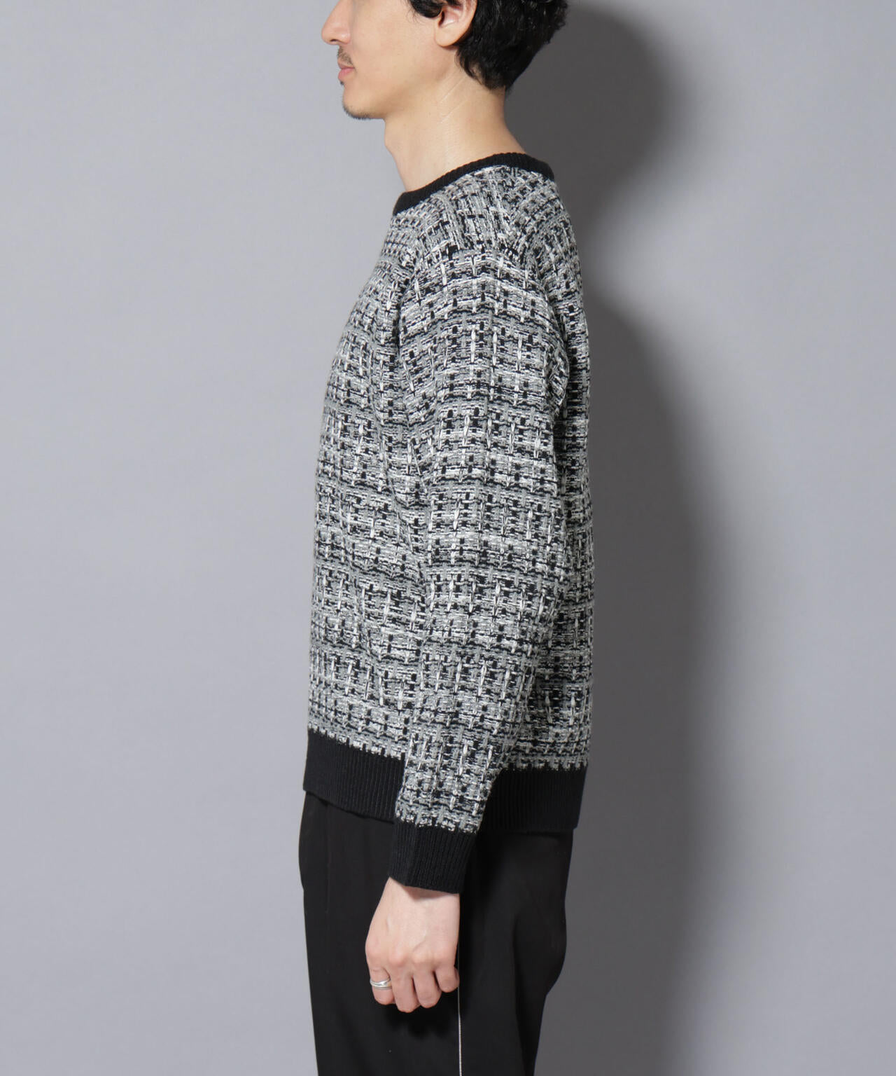 ツイードジャガードニット 6726122206