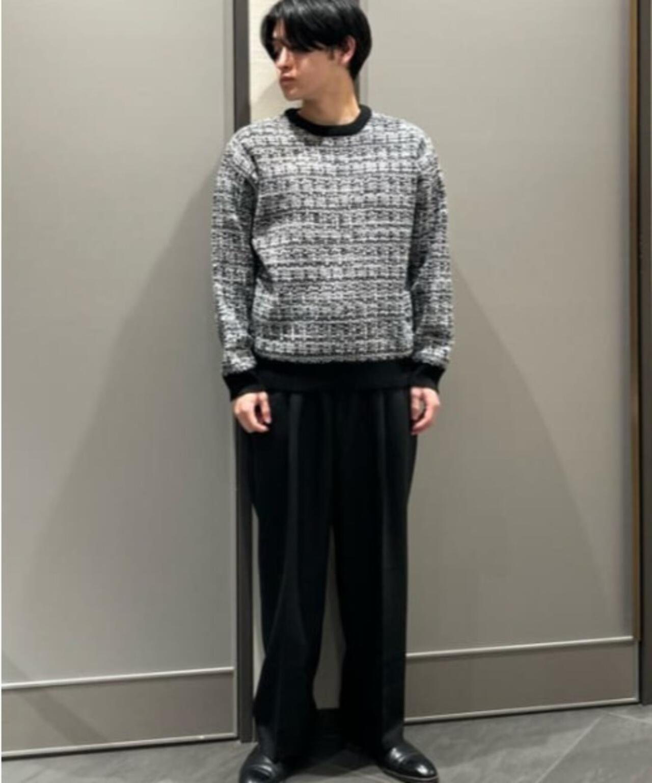 ツイードジャガードニット 6726122206