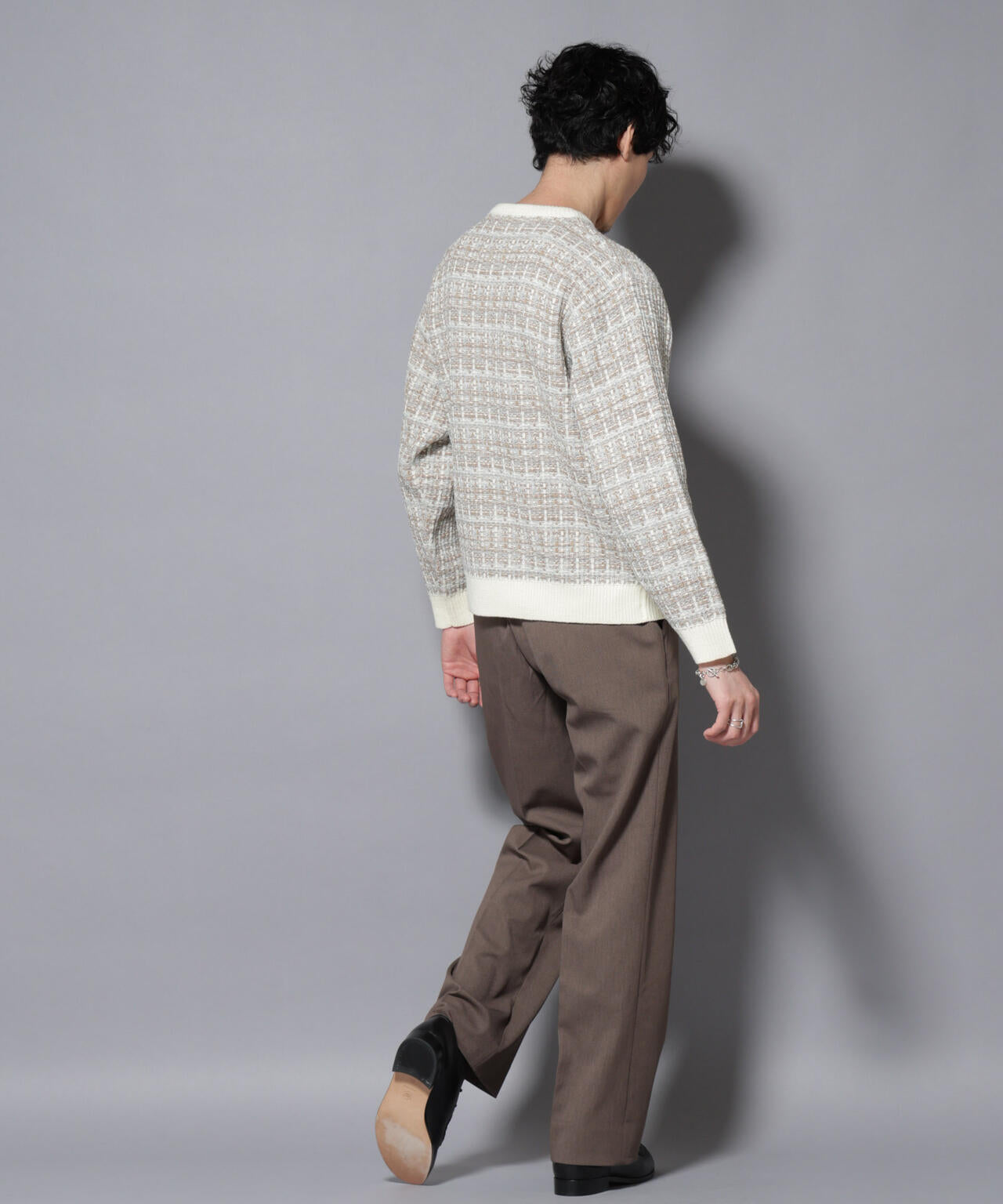 ツイードジャガードニット 6726122206