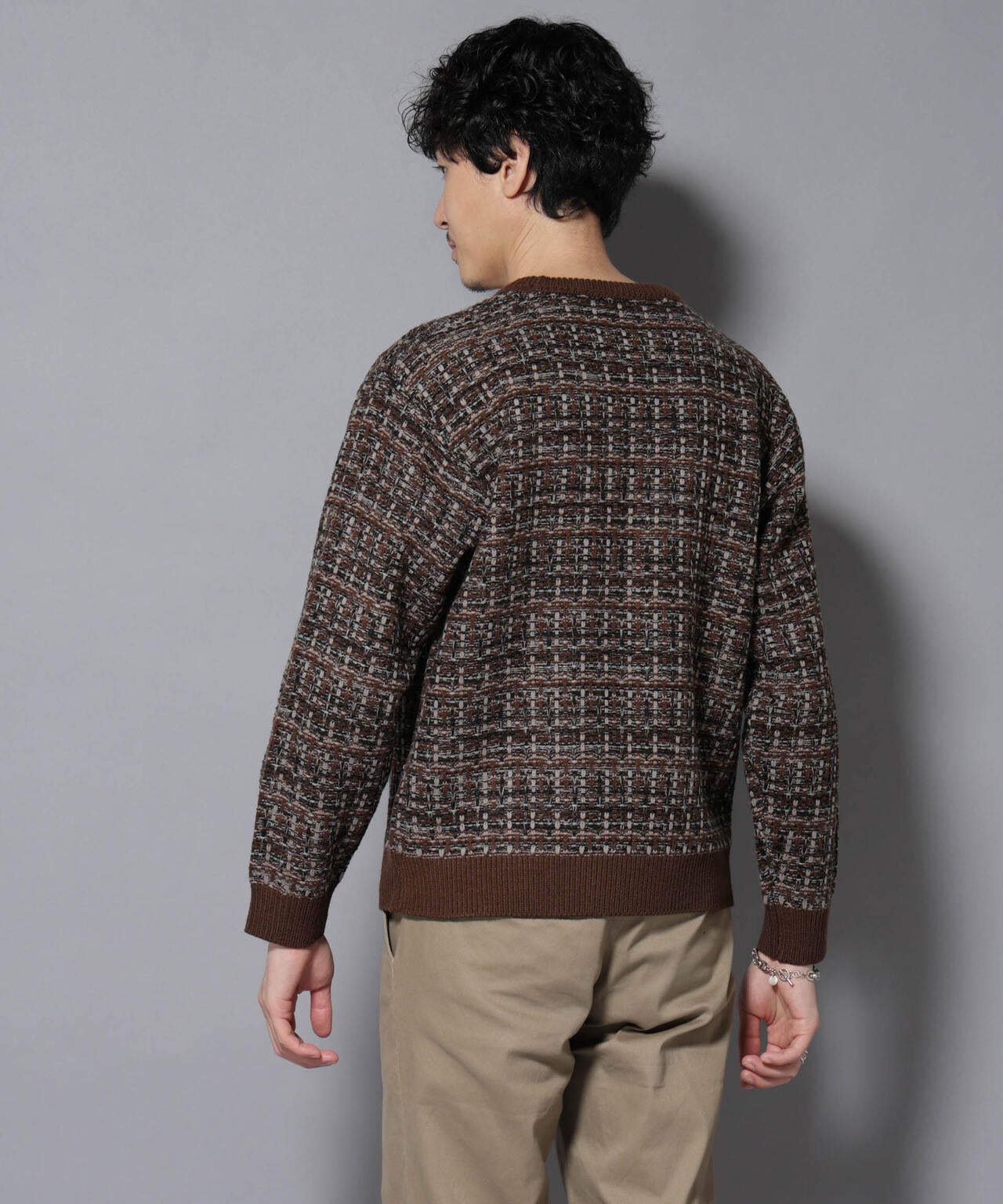 ツイードジャガードニット 6726122206