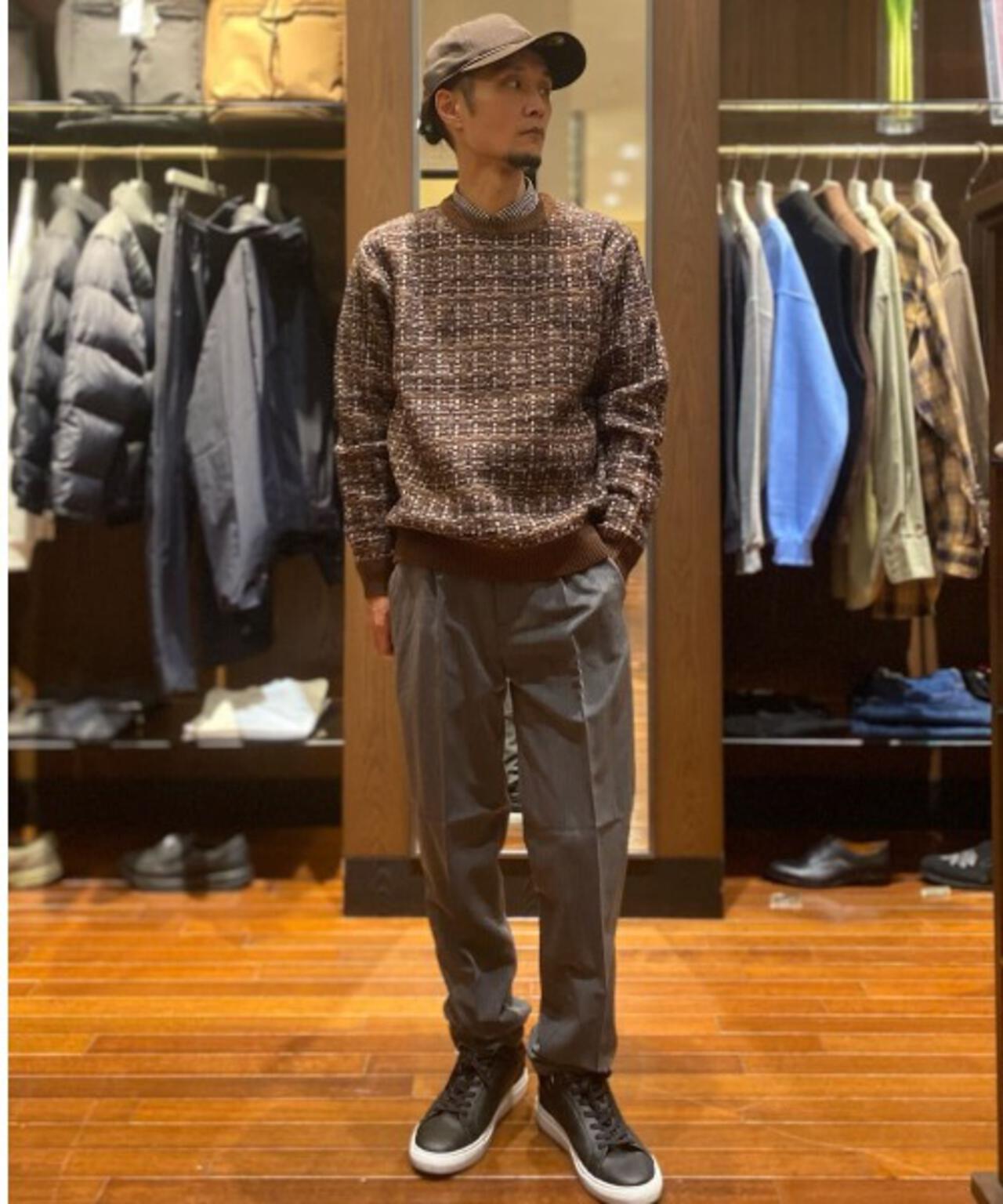 ツイードジャガードニット 6726122206