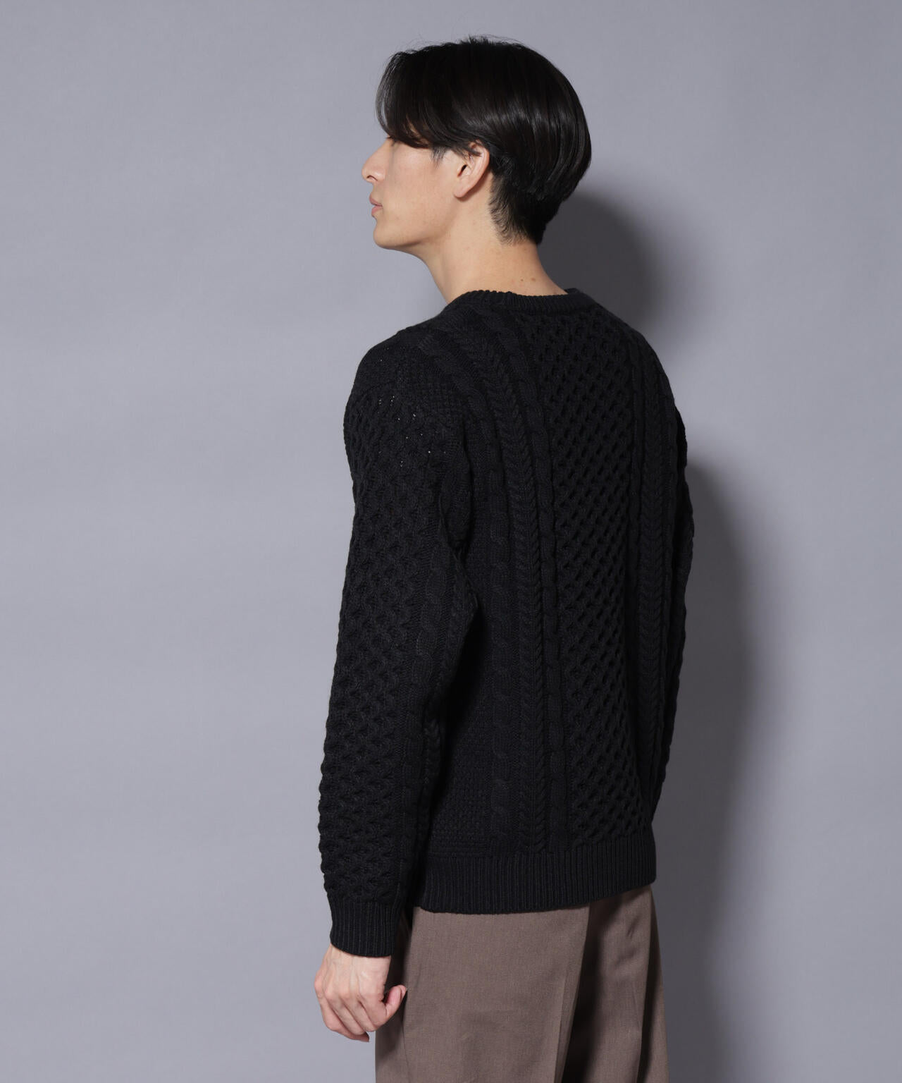 ローゲージケーブルニット 6726122207