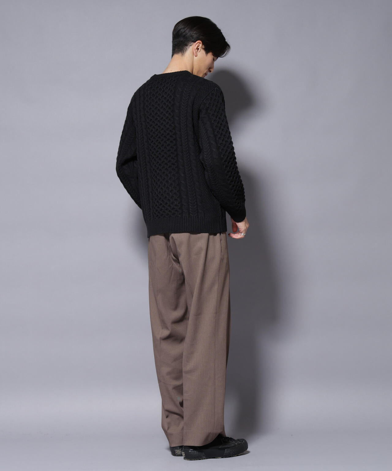 ローゲージケーブルニット 6726122207