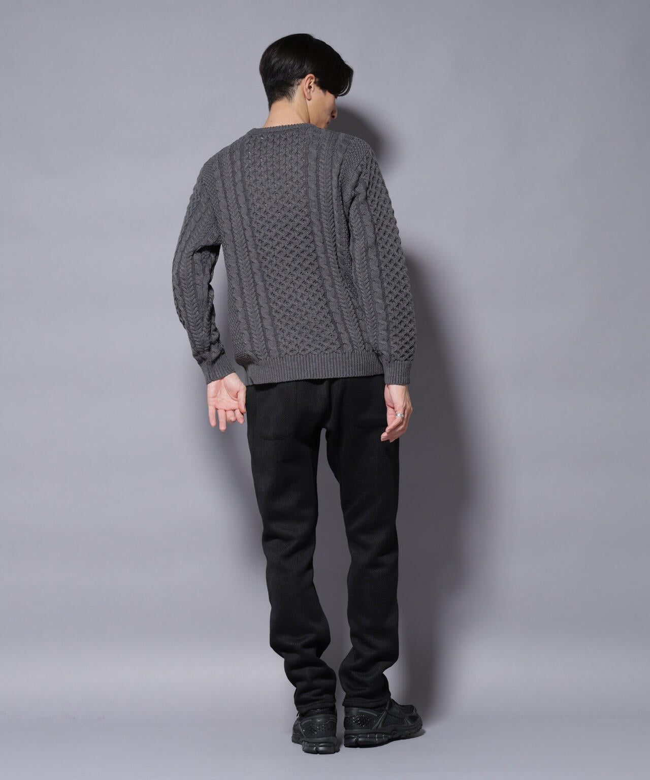 ローゲージケーブルニット 6726122207