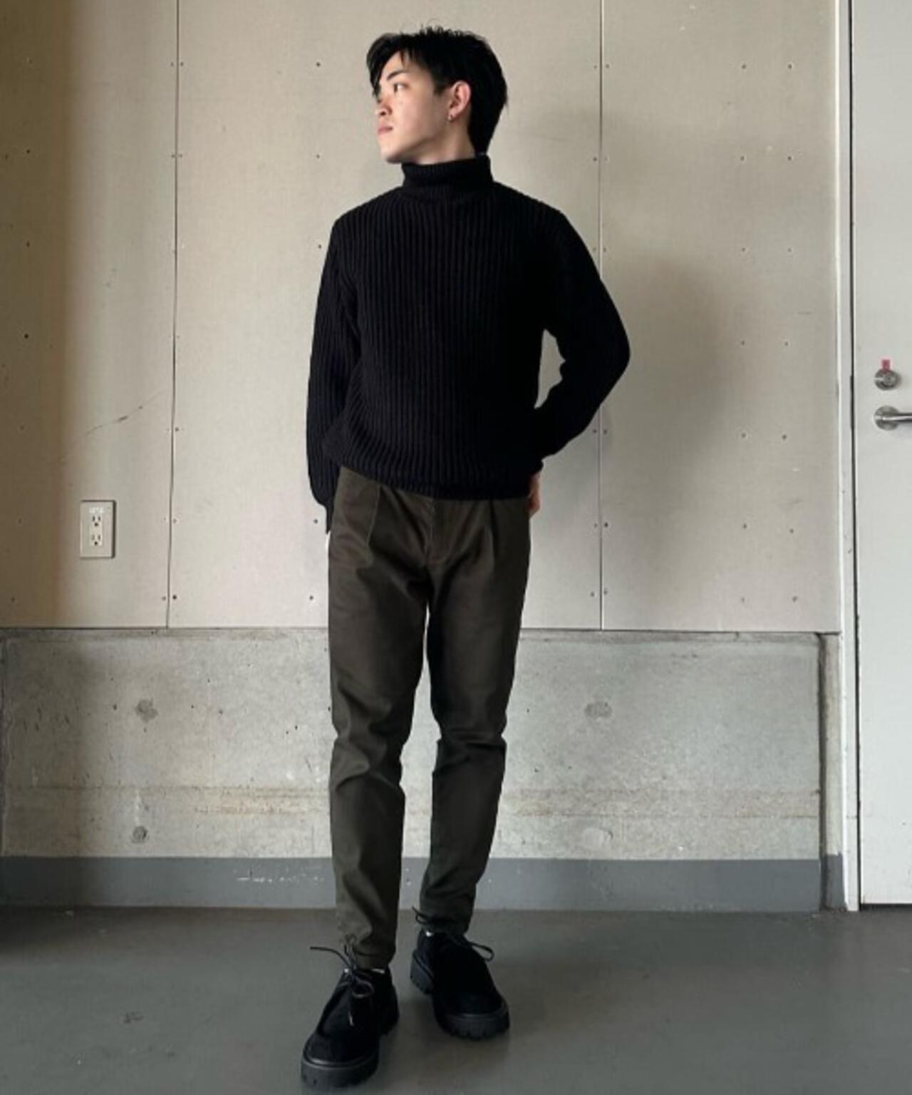 ローゲージタートルニット 6726122208