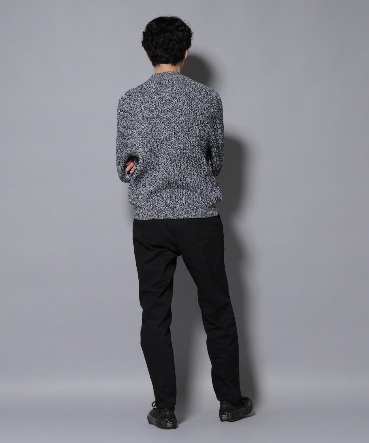 コットンMIXバルキーモックネックニット 6726122210