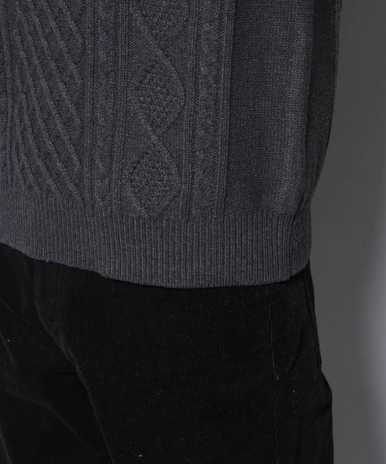 コットンMIXバルキーケーブルニット 6726122211