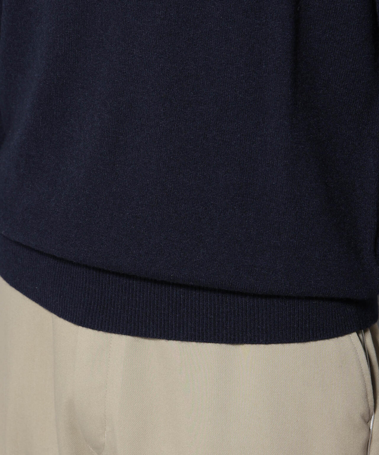 カシミヤミックスクルーネックニット 6726122212