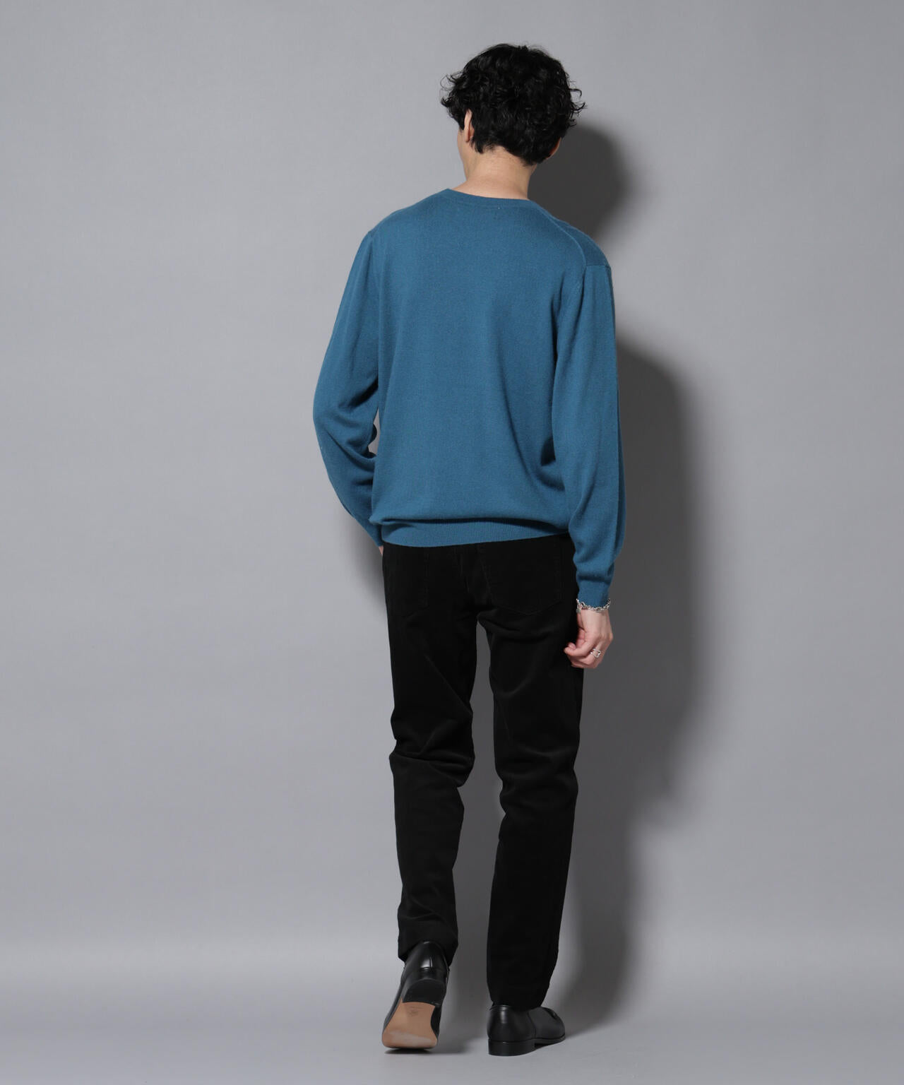 カシミヤミックスクルーネックニット 6726122212