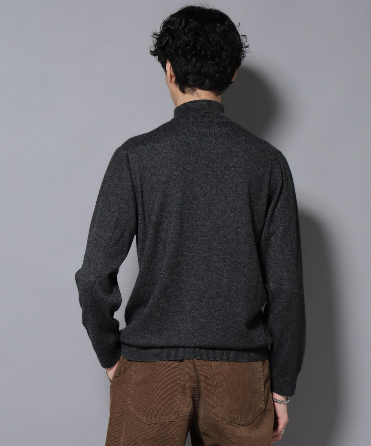 カシミヤミックスタートルネックニット 6726122213