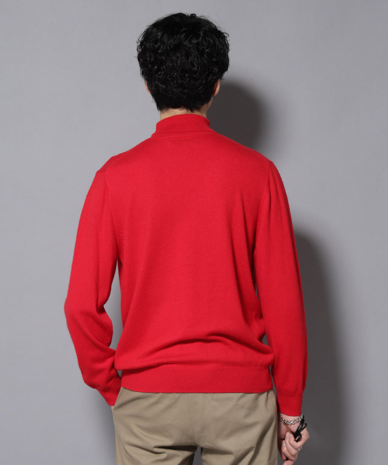 カシミヤミックスタートルネックニット 6726122213