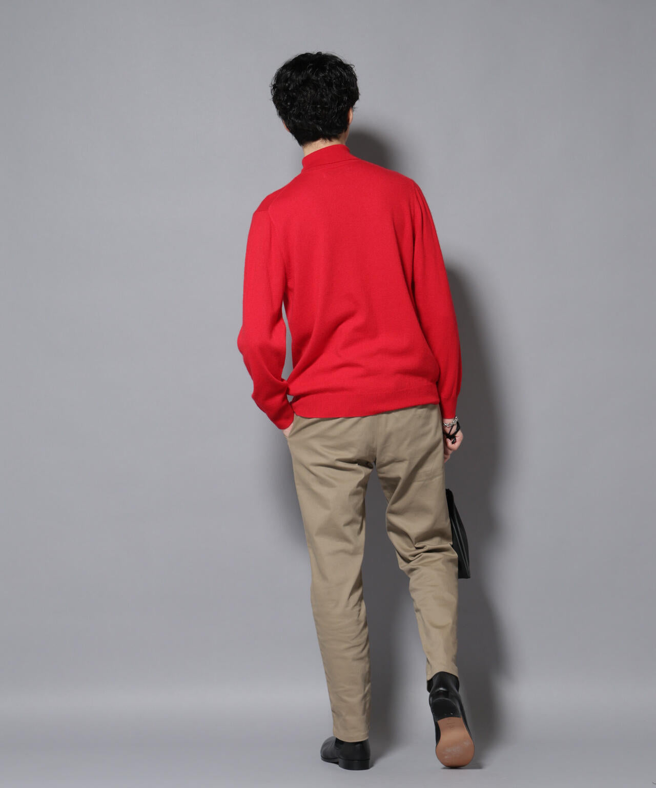 カシミヤミックスタートルネックニット 6726122213