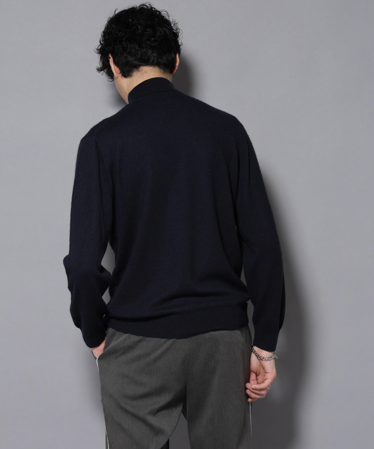 カシミヤミックスタートルネックニット 6726122213