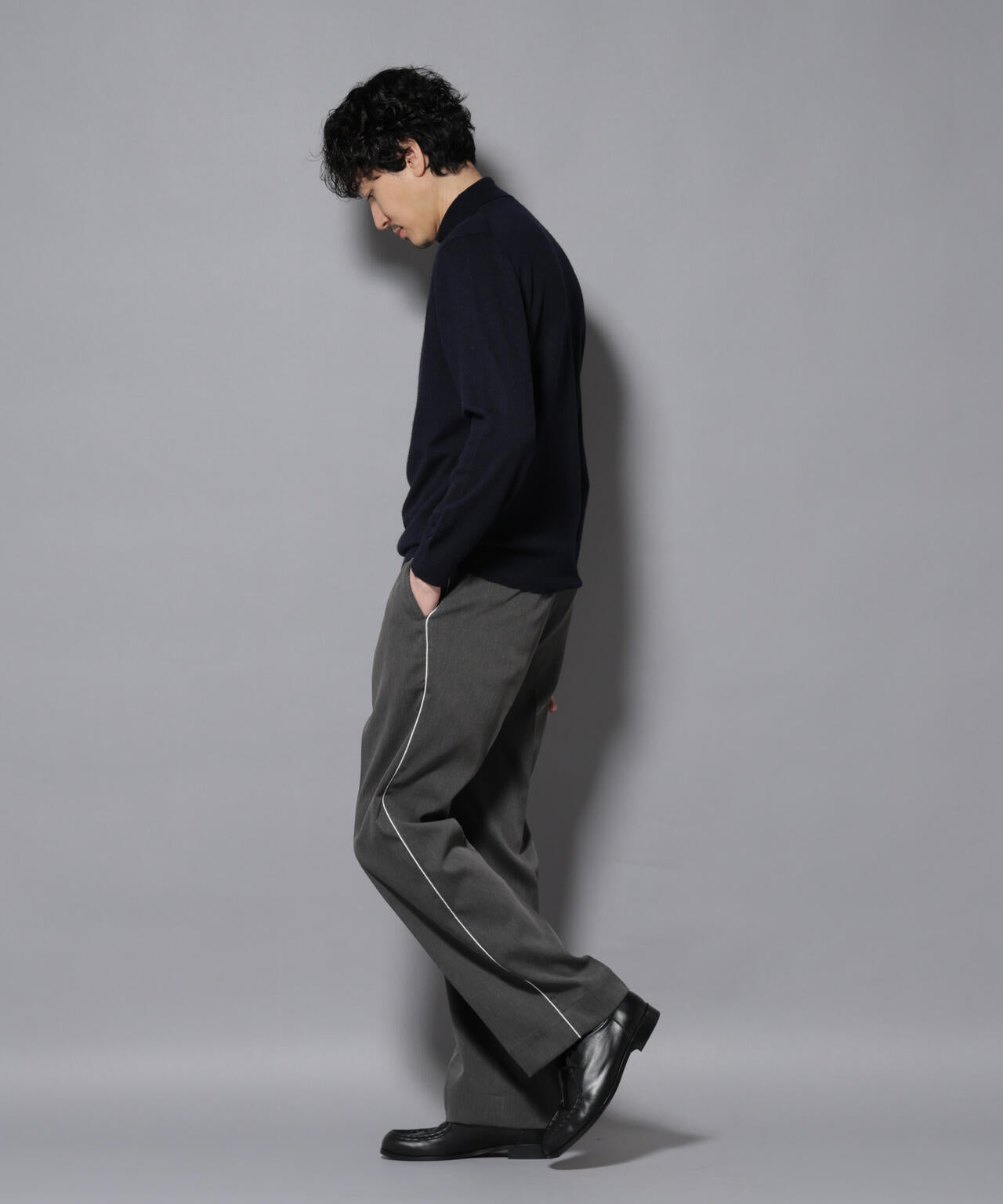 カシミヤミックスタートルネックニット 6726122213