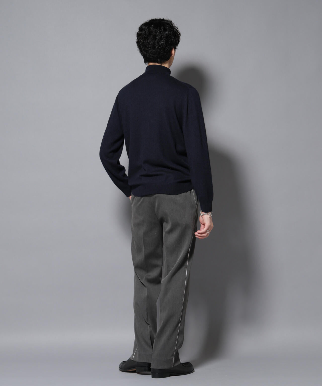 カシミヤミックスタートルネックニット 6726122213