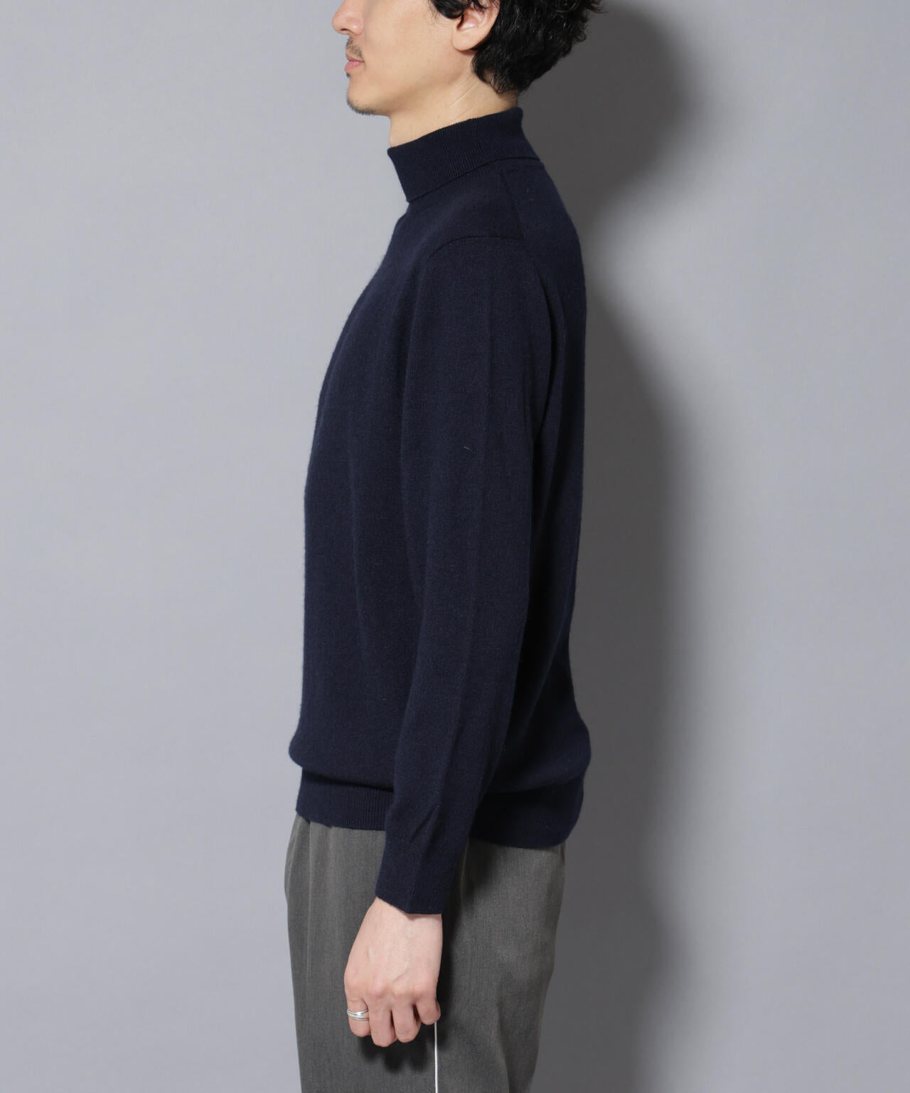 カシミヤミックスタートルネックニット 6726122213