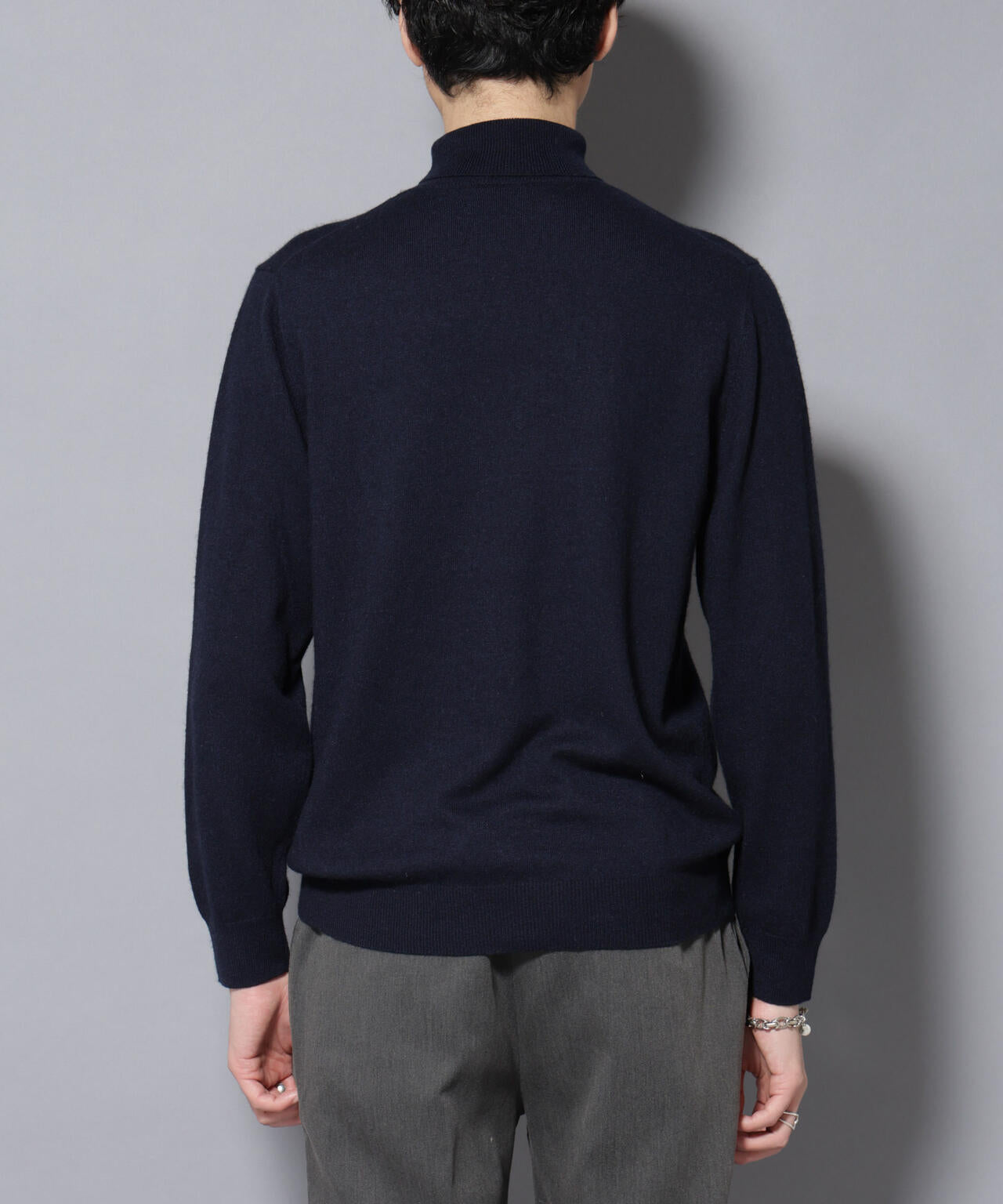 カシミヤミックスタートルネックニット 6726122213