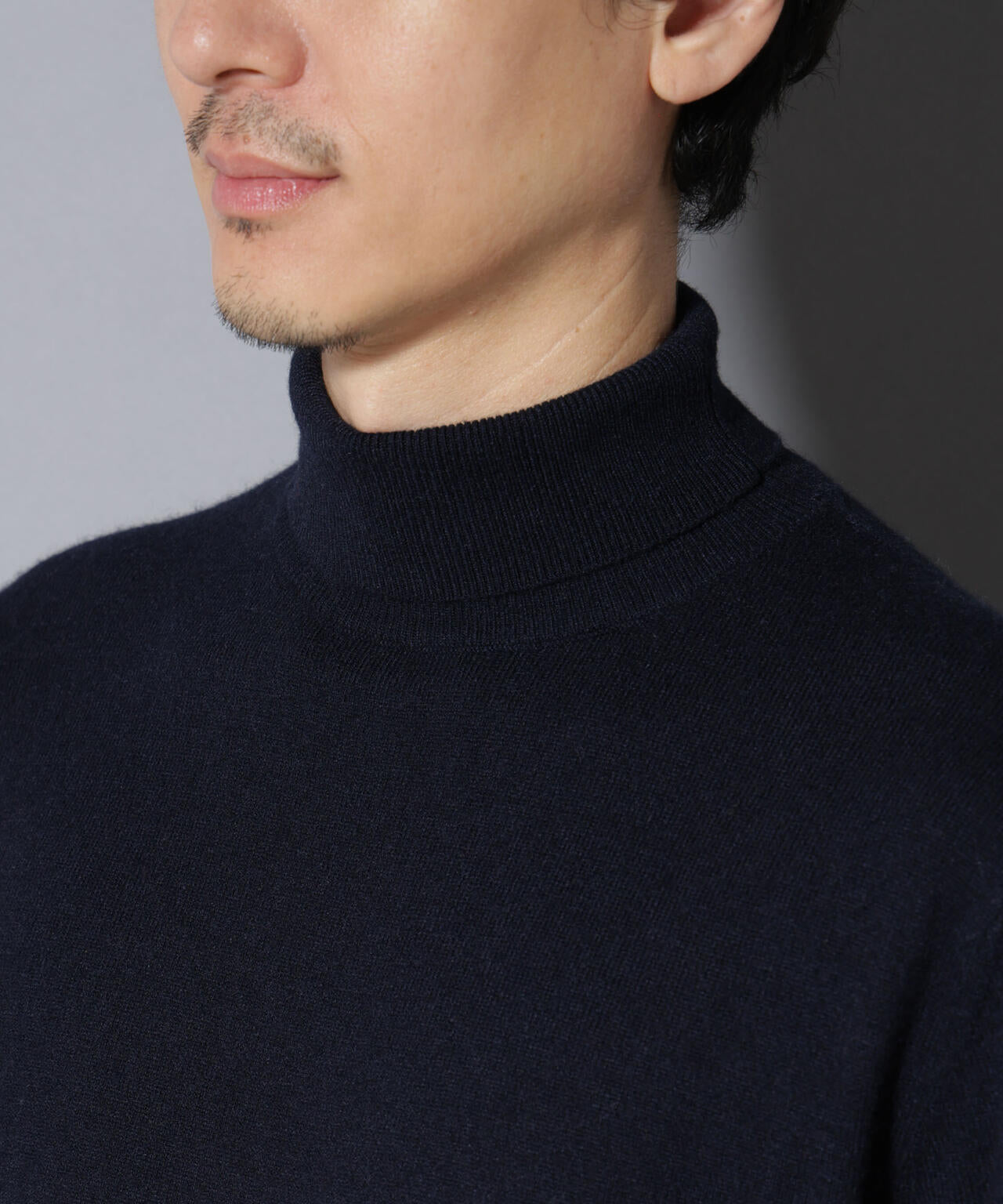 カシミヤミックスタートルネックニット 6726122213