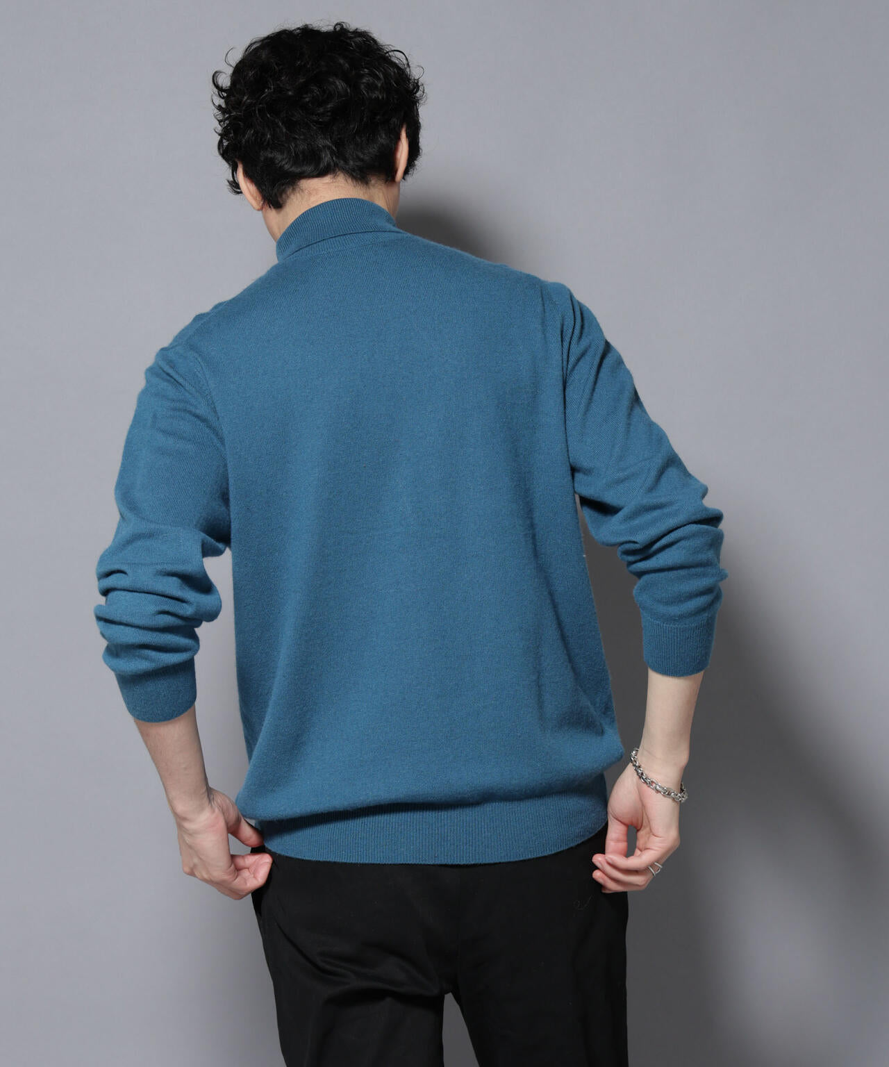 カシミヤミックスタートルネックニット 6726122213