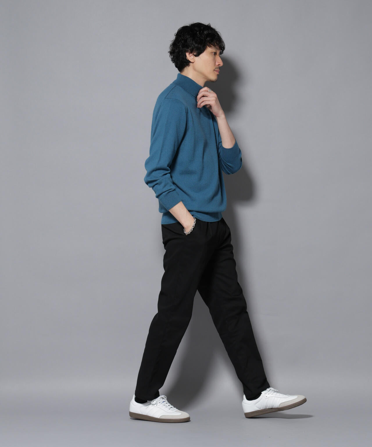 カシミヤミックスタートルネックニット 6726122213