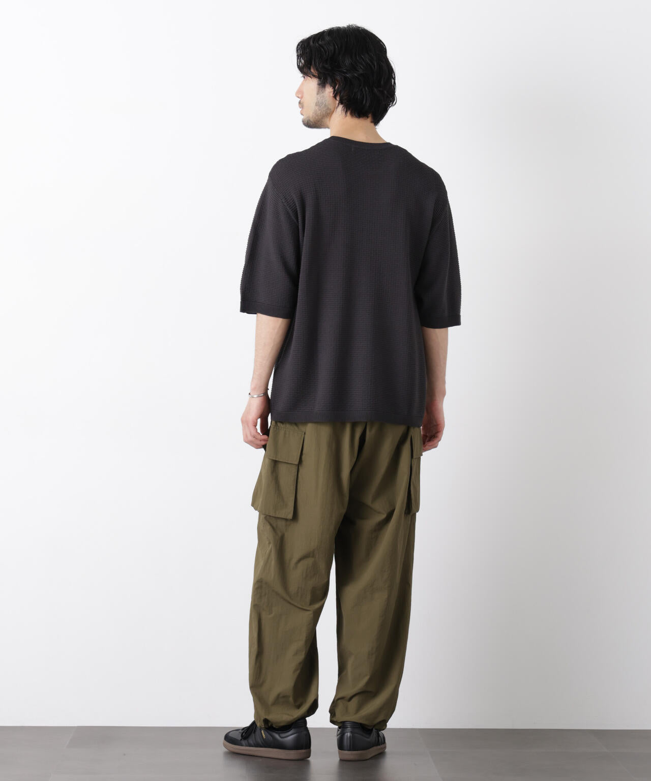 エアリードレープ ニットTシャツ 半袖 6726122215