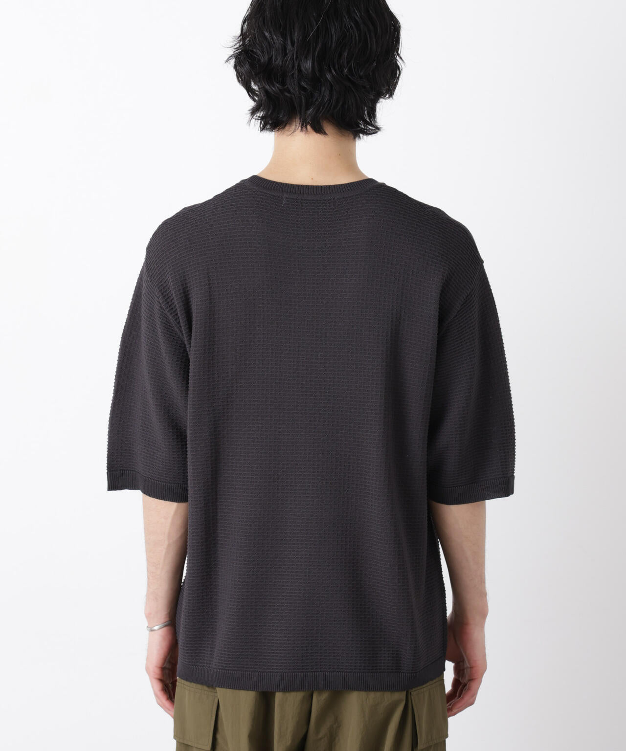 エアリードレープ ニットTシャツ 半袖 6726122215