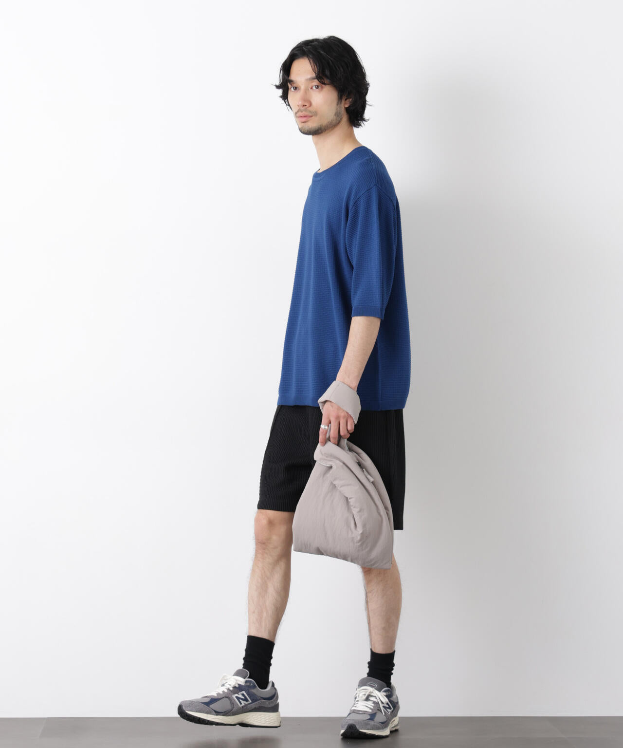 エアリードレープ ニットTシャツ 半袖 6726122215