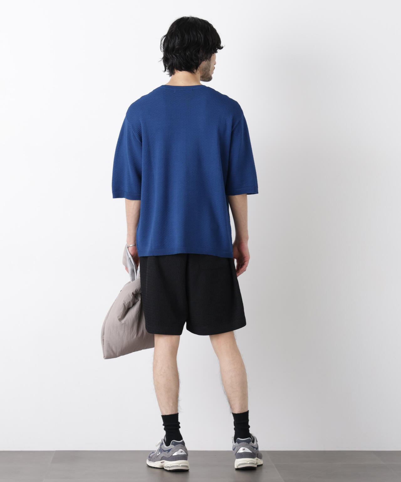 エアリードレープ ニットTシャツ 半袖