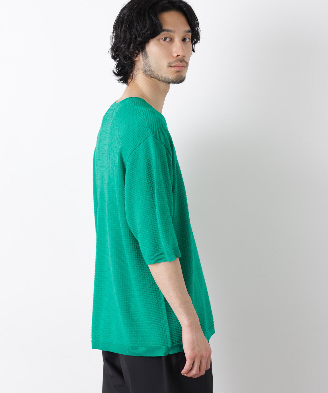 エアリードレープ ニットTシャツ 半袖 6726122215