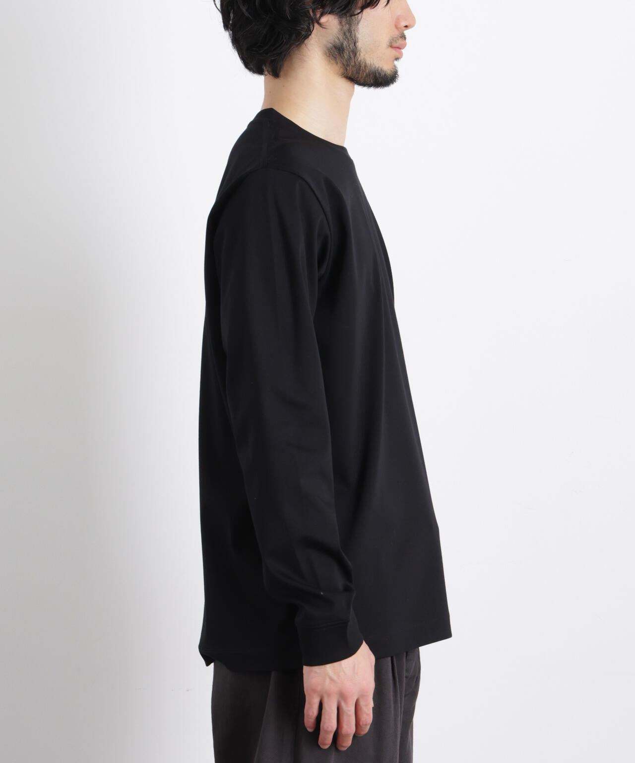 アンチスメルクルーネックTシャツ 長袖 6726123201