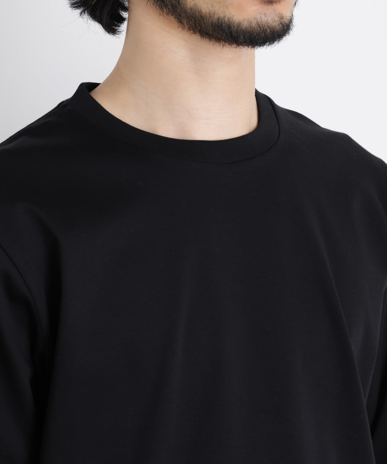 アンチスメルクルーネックTシャツ 長袖 6726123201