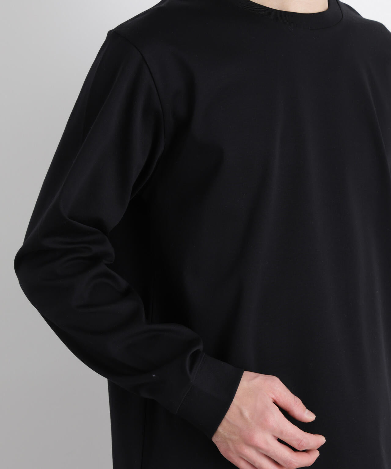 アンチスメルクルーネックTシャツ 長袖 6726123201