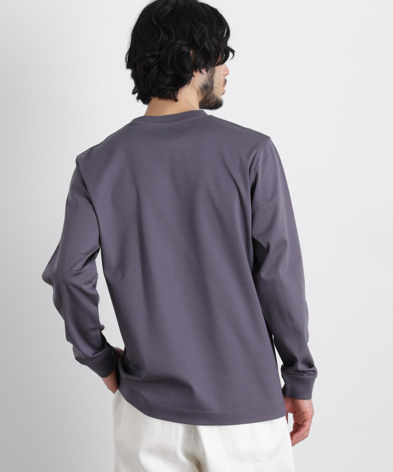 アンチスメルクルーネックTシャツ 長袖 6726123201