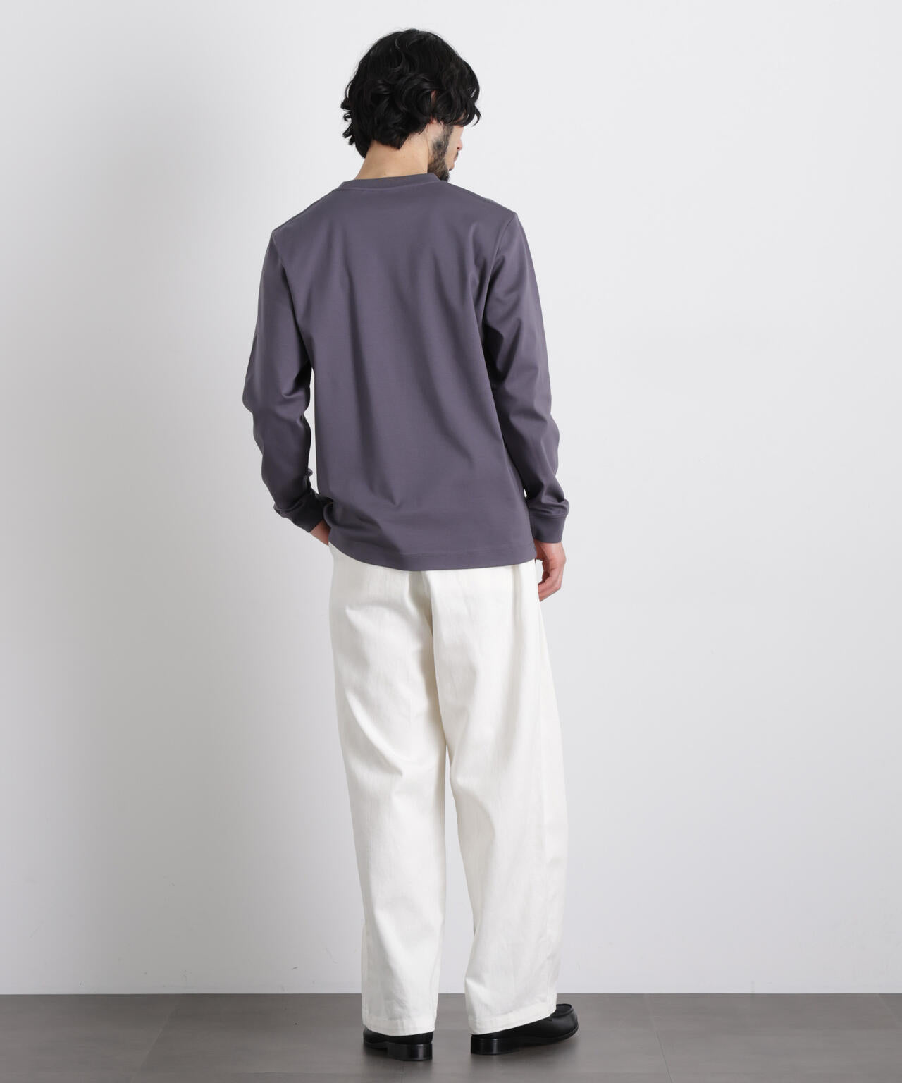 アンチスメルクルーネックTシャツ 長袖 6726123201