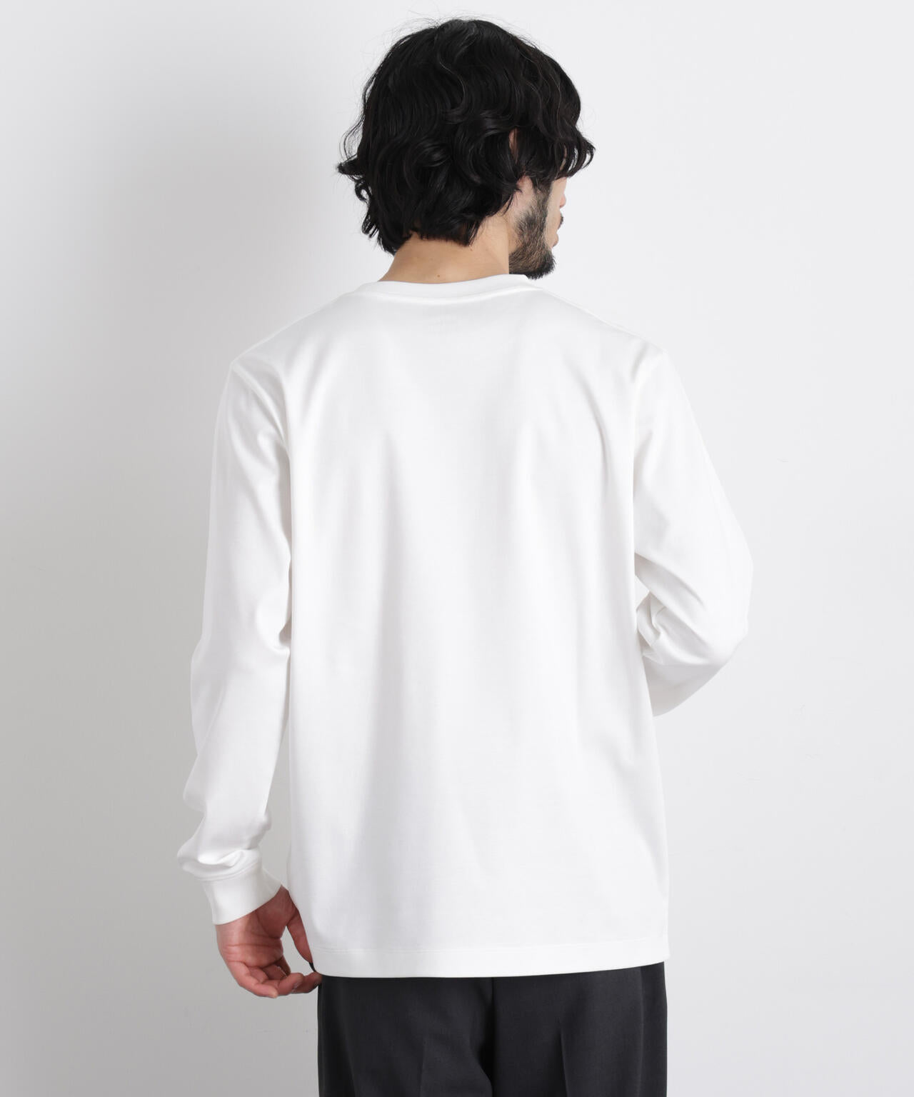 アンチスメルクルーネックTシャツ 長袖 6726123201