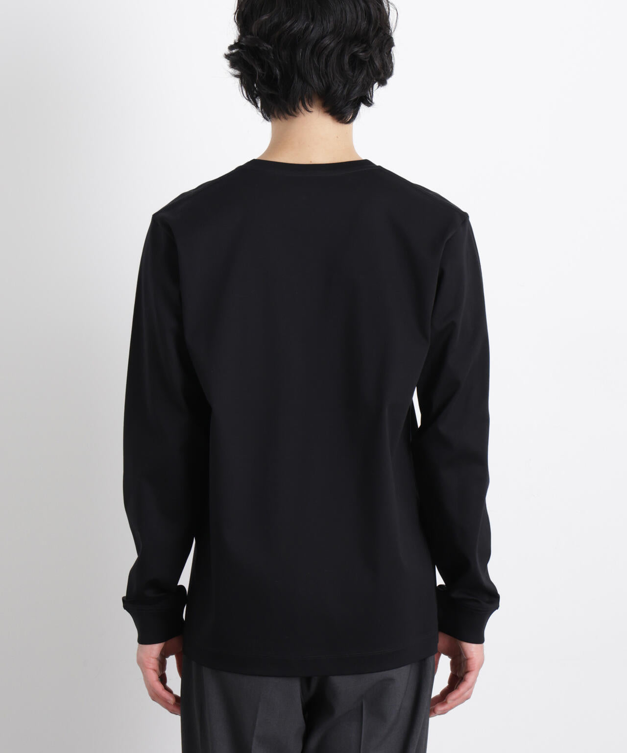 アンチスメルVネックTシャツ 長袖 6726123202